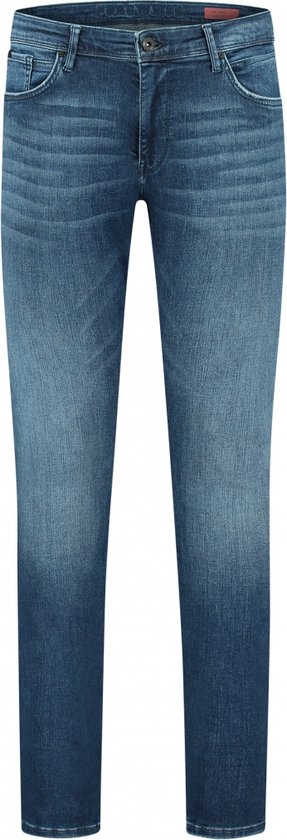 Purewhite - Heren Skinny fit Denim Jeans - Denim Mid Blue - Maat 26
