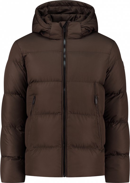 Purewhite - Heren Regular fit Jackets Padded - Brown - Maat XL