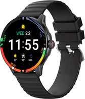 Royal Supplies KV-97 - Smartwatch - Smartwatch Dames & Heren- 2024-Belfunctie - Screenprotector- HD Touchscreen - Horloge - Stappenteller - Bloeddrukmeter - Saturatiemeter - IOS & Android - Zwart