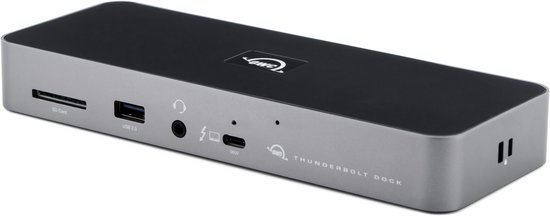 OWC Thunderbolt 4 Dock - Docking Station - 11 Poorten - SD-kaartlezer - USB-C-connector - Space Grey