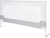 Bedhekje - 160 cm lang, max 70 cm hoog - verstelbare Bedomrand - Bed Rail - Bedrand Uitvalbescherming voor Kinder Bed Beveiliging - CUTE & KEPPE