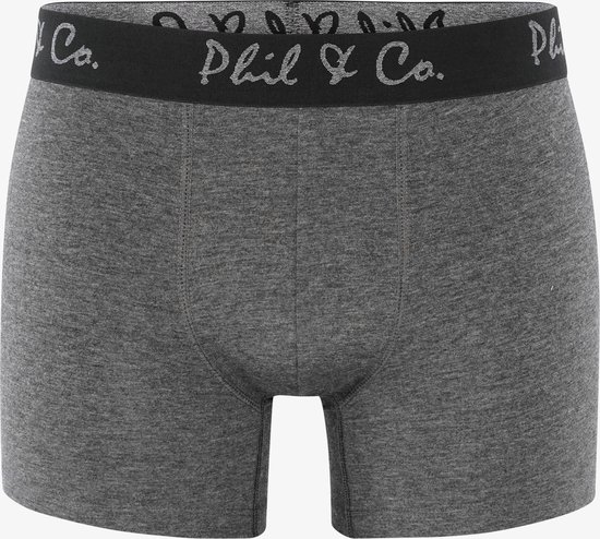 Phil & Co Boxers Shorts Hommes Multipack Zwart 8-Pack - S