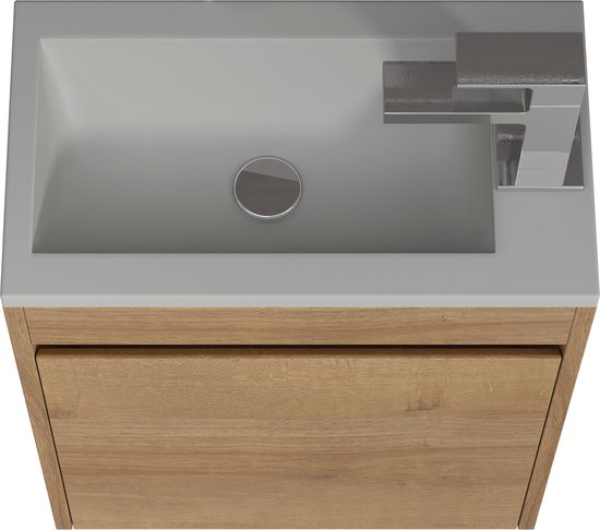 Meuble Lave-mains Bosco Noir matt 40x22 cm Meuble de rangement Meuble d'évier | Leroy Merlin