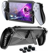 Grip Case geschikt voor PlayStation Portal - Standaard Hoesje - Classic Thumb Grips voor PS5 Portal Accessoires - Zwart