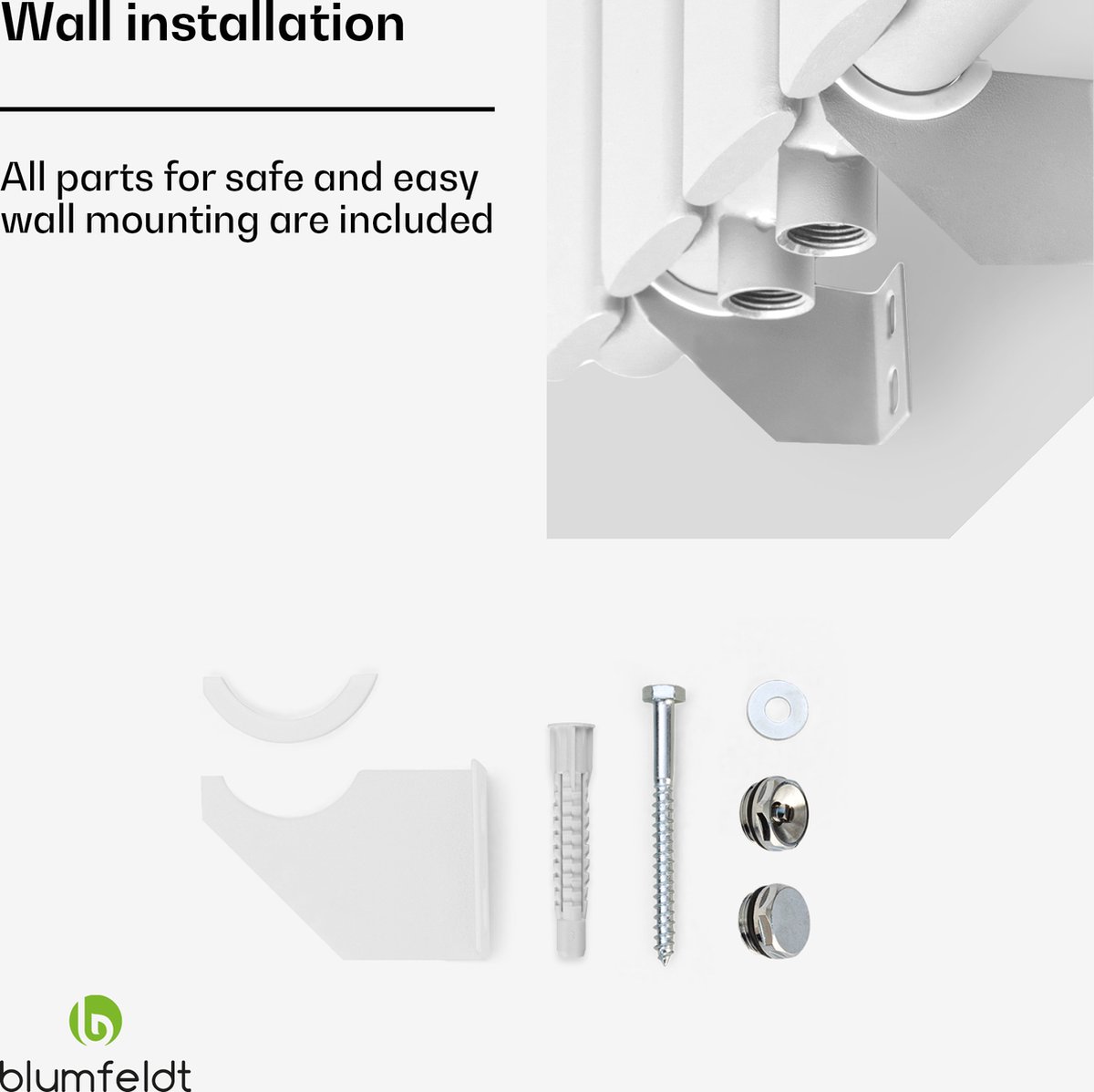 Blumfeldt Chauffage salle de bain - 1472 Watt - Radiateur design