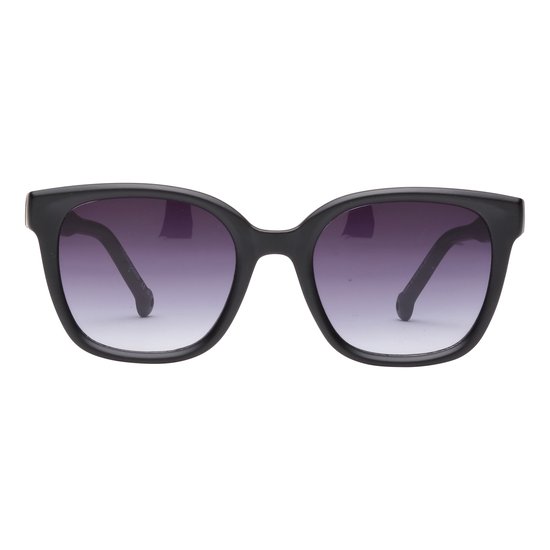 ™Monkeyglasses Annika 45 Matt Black Sun - Zonnebril - 100% UV bescherming - Danish Design - 100% Upcycled