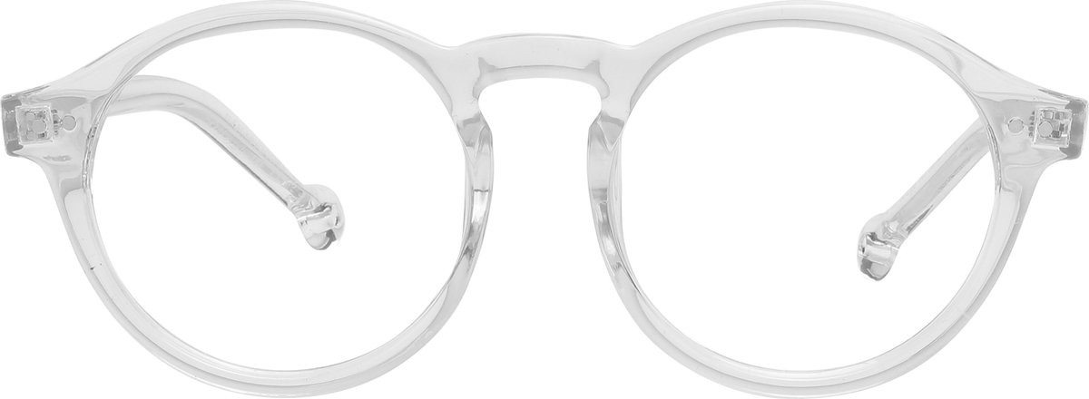 ™Monkeyglasses Bille 00 Transparent BLC + 2,0 - Leesbril - Blauw Licht Bril - 100% Upcycled - Danish Design