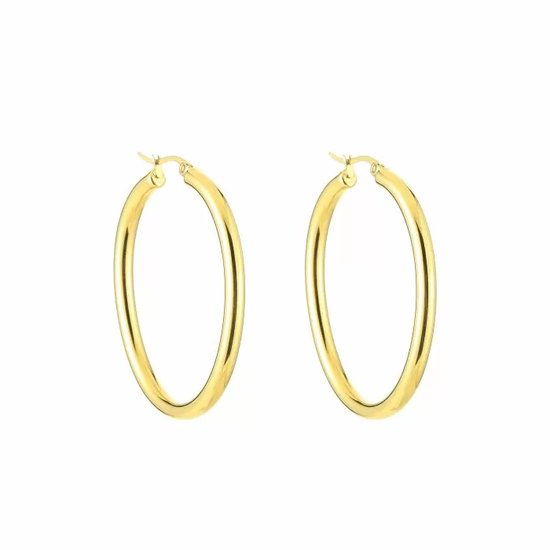 Boucles d'oreilles d'oreilles Bijoutheek Ovale Or