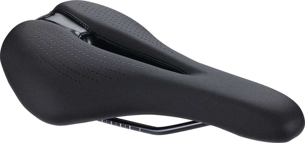 BBB Cycling Sport Comfort 2.0 - Fietszadel Heren en Dames - Fietshouding Sportief 45° - Drukverlagend - 265 x 165mm - Racefiets & Mountainbike – BSD-137