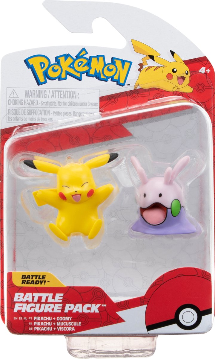 Pokémon Figurine Jouet - 6 Pack - Figurine de combat - Pikachu/Bulbas