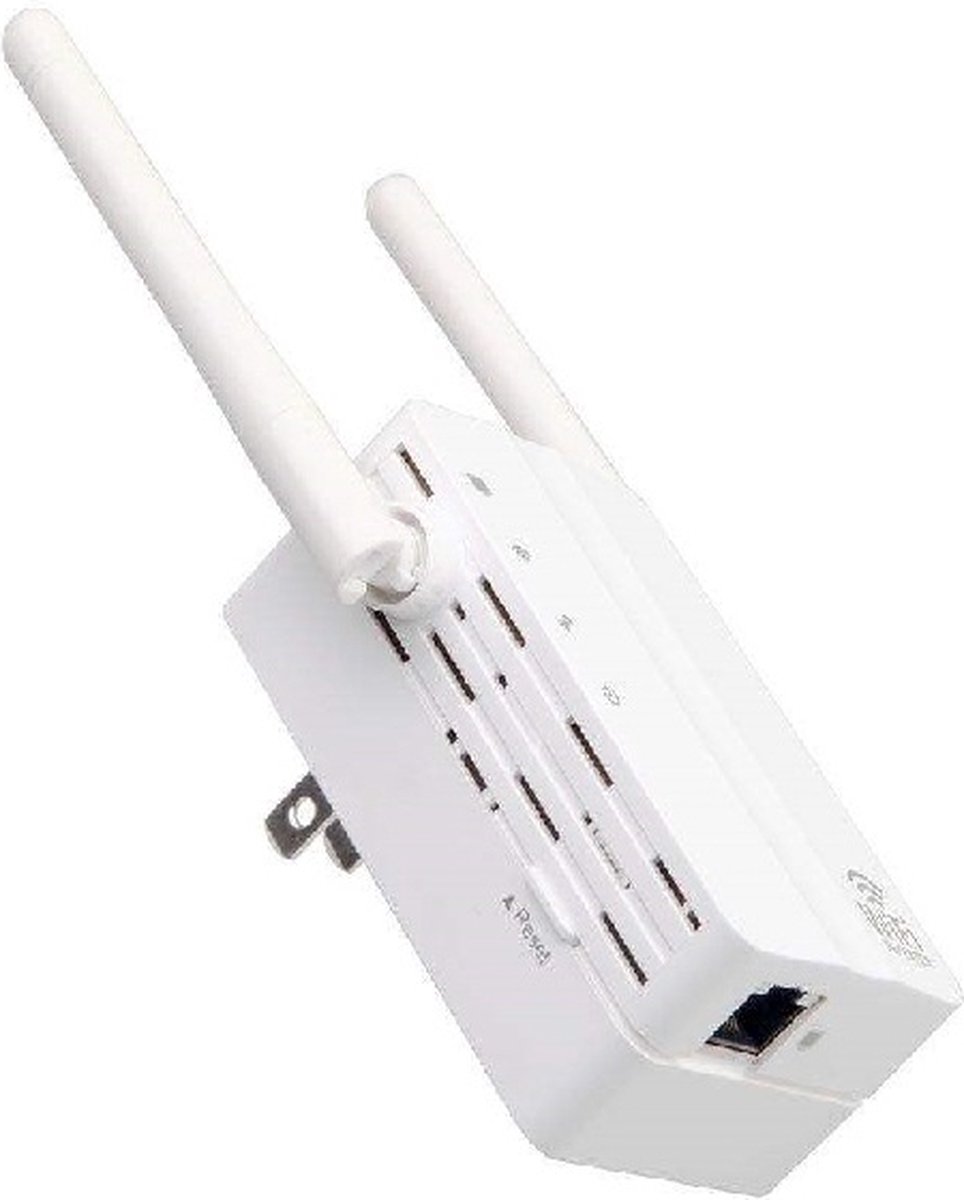 Draadloze - Wifi Repeater - 802.11N/B/G Netwerk - 300Mbps Range - Expander Signaal Antennes Booster - Verlengen - Wit