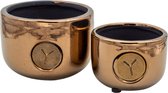 Brynxz Candlecups Basic Gold – Bougeoirs pour décoration intérieure de la maison – Décoration de pots de bougies dorés – Ambiance aux chandelles – Bougies