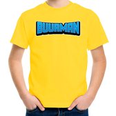 Bellatio Decorations Verkleed t-shirt voor heren - buurman en buurman - geel - foute party/carnaval XL