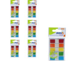 Stick'n Index tabs z-note - 6-pack - 45x12mm - 600 bladwijzer tabs totaal