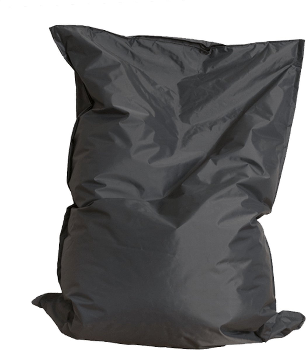 Bobbel Home Zitzak Bella - Ruime zitzakken - Kussen - Nylon - 100x150 cm - Voor Binnen en Buiten - Zwart