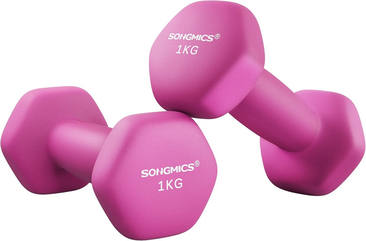 Dumbbell set van 2 roze: Verbeter je Kracht en Uithoudingsvermogen met Stijlvolle Halters