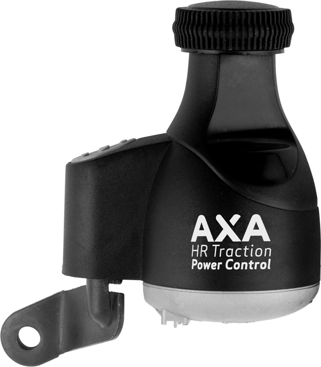 AXA HR Traction Power Control Dynamo – Rechtse montage – 6V/3W – Extra Groot Loopwiel – Dubbele Bronzen Lageringen – Overspanningsdiode – Zwart