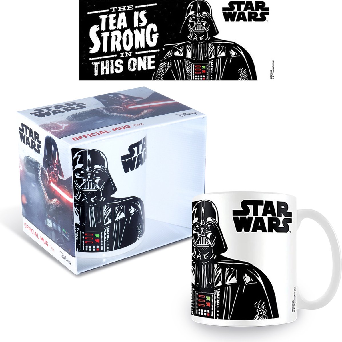 Merchandising STAR WARS - Mug - 300 ml - Tea is Strong in this one