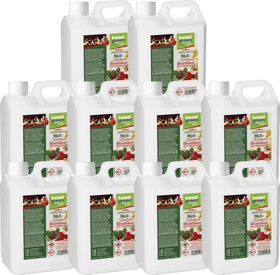 2 STÜCK 5 LITER BIO- ETHANOL PREMIUM FÜR GEL KAMINE