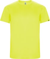Fluor Geel unisex ECO CONTROL DRY sportshirt korte mouwen 'Imola' merk Roly maat 3XL