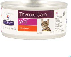 Hill's Prescription Diet Y/D - Thyroid Health - Kattenvoer - 1 x 156 g