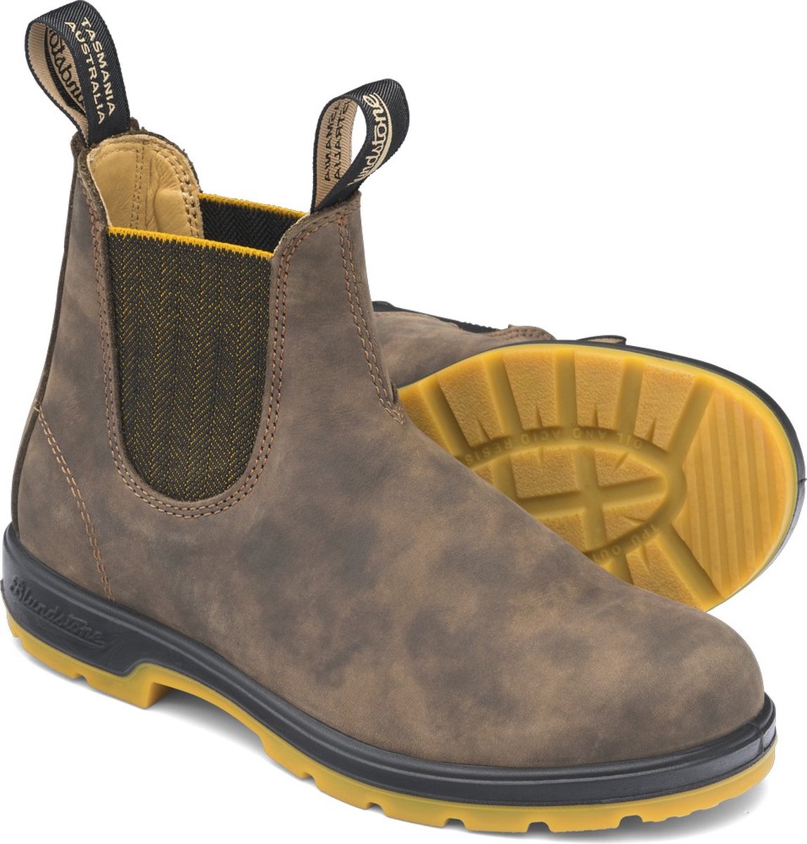 Blundstone Stiefel Boots #1944 Leather (550 Series) Rustic Brown-10.5UK