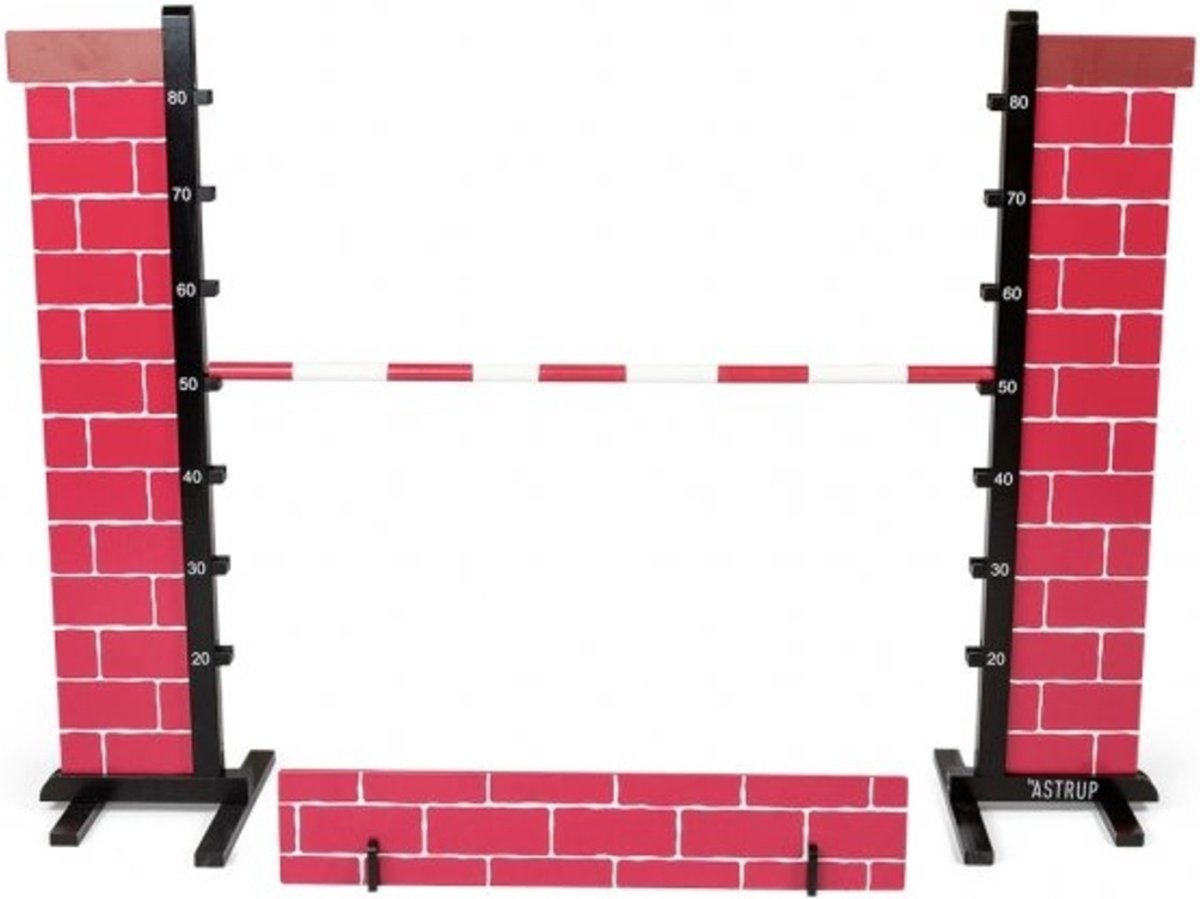 By Astrup Hindernis Muur Roze voor Stokpaarden