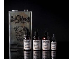 Beardburys Kit Edición Limitada Para Cuidado De Barba De Gas Monkey 4 Pcs - Beard Kit - GAS MONKEY GARAGE BEARD SET