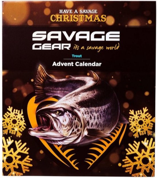 Savage Gear Adventskalender 2025 Weihnachtskalender Geschenk für Angl, 149,99