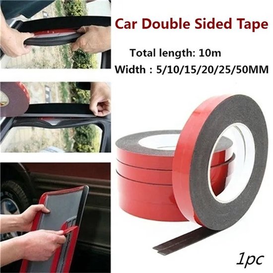 Dubbelzijdige tape Tesa 62934 19mm x 50m PE wit - - Technische groothandel