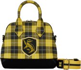 Harry Potter Loungefly Crossbody Bag Hufflepuff Varsity Plaid