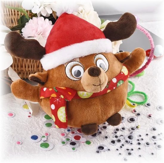 Fako Bijoux® - Wiggle Eyes - Yeux de Hobby autocollants - Yeux de bricolage - Diverse dimensions - 900 pièces