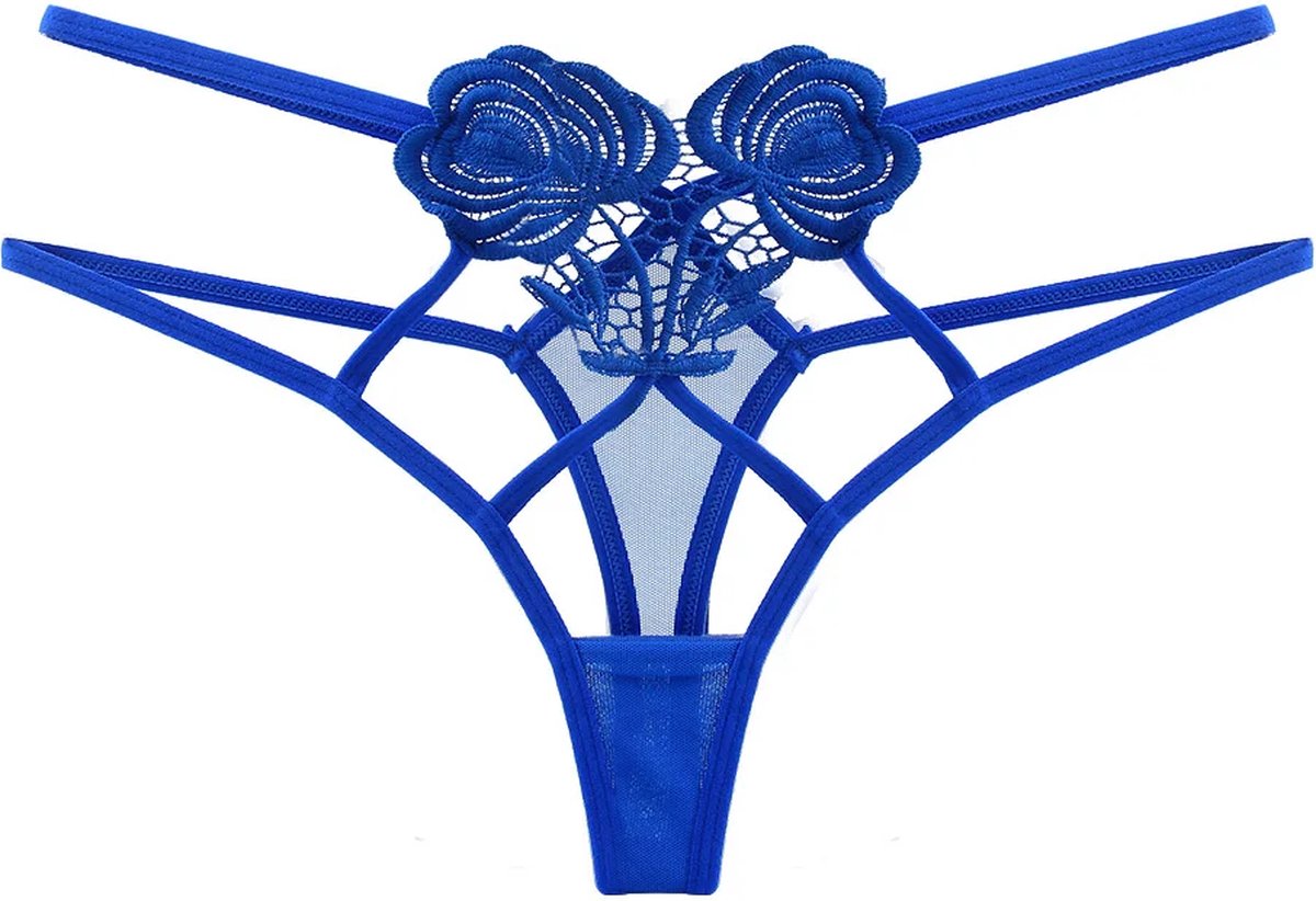 String-Dames-Sexy-Blauw-Opwindend-Lingerie-Erotisch-Goedkoop-Kwaliteit-Doorschijnend