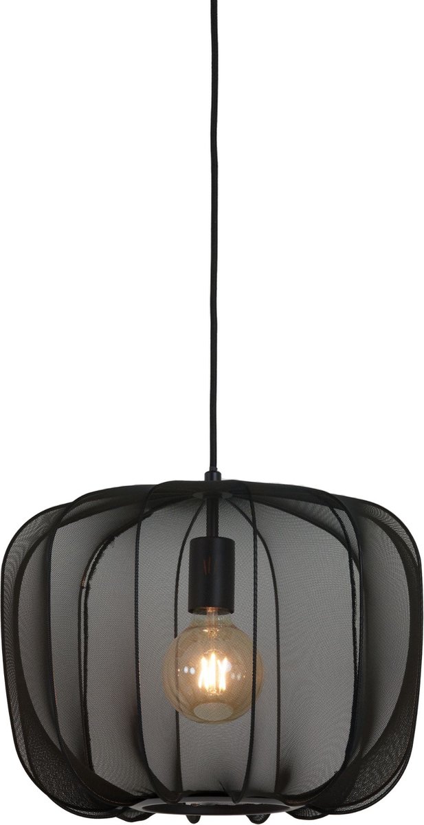 Light & Living Hanglamp Ø40x30 cm PLUMERIA zwart
