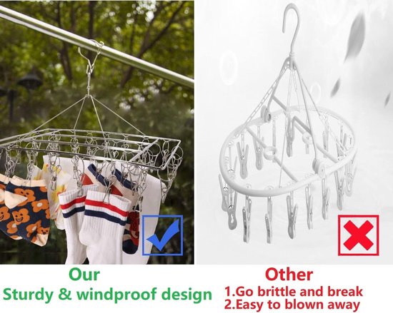 Wasmand van 81,2 liter met 2 uitneembare manden, natuurlijk bamboe, met