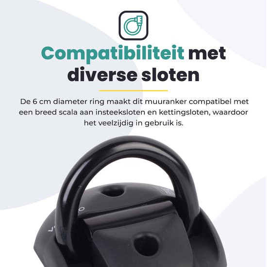 Voltano Muuranker ART4 - Incl. Bevestigingsmateriaal - Wandanker / Vloeranker / Muurbeugel - Nederlandse Instructie van Voltano — afbeelding 5