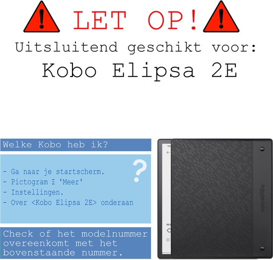 Hoes Geschikt voor Kobo Elipsa 2E Hoesje Bookcase Cover Hoes Trifold Met Screenprotector - Hoesje Geschikt voor Kobo Elipsa 2E Hoes Cover Case - Donkergroen van Fitting4U — afbeelding 2