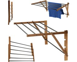 Opvouwbaar droogrek- staand wasrek, inklapbaar verstelbare torenwasrek (53 x 85 cm wand)