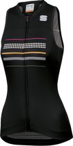 Sportful Fietsshirt Mouwloos voor Dames Zwart - SF Diva W Sleeveless Jersey-Black - 2XL