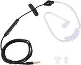Beveiligde Oortjes - In-ear Hoofdtelefoon met Microfoon - Anti-straling Oordopjes - Geluidsisolerende Oortjes voor Veiligheid - Geschikt voor Beveiligingspersoneel - Hoofdtelefoon met Microfoon voor Duidelijke Communicatie