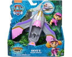 foto van PAW Patrol Jungle Pups - Skye's Valk-voertuig - speelgoedvliegtuig met speelfiguur
