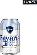 Bavaria 0.0% Wit blik 33cl - 24-pack