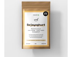 Yoghurt.nl sojayoghurt starterculturen vegan 3 zakjes