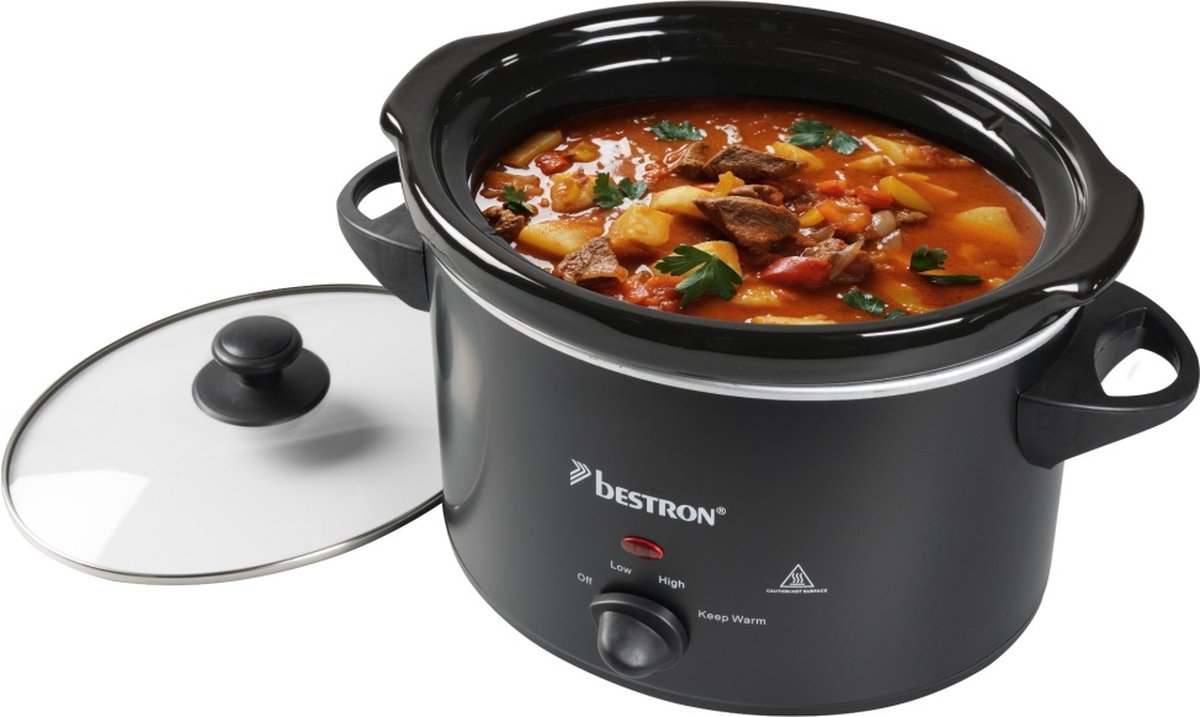 Afbeelding 2 van Bestron Black Label Slow Cooker 3,5 liter