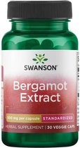 Swanson - Bergamot Extract - Citrus bergamia - Gestandaardiseerd met 25% flavonoïden - 500 mg - 30 Vegan Capsules