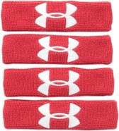 Under Armour 1-inch Performance Wristbands Voor Pols Of Biceps (4 stuks) - Rood