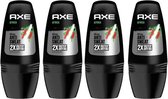 Axe Africa Dry Deodorant Roller Anti-Transpirant Bundle Pack - 4 x 50 ml