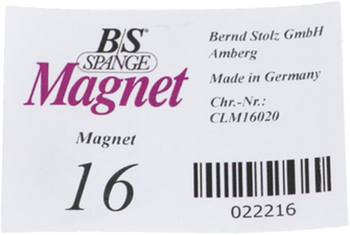 B/S Spange Magnet strips 10 stuks mt. 18