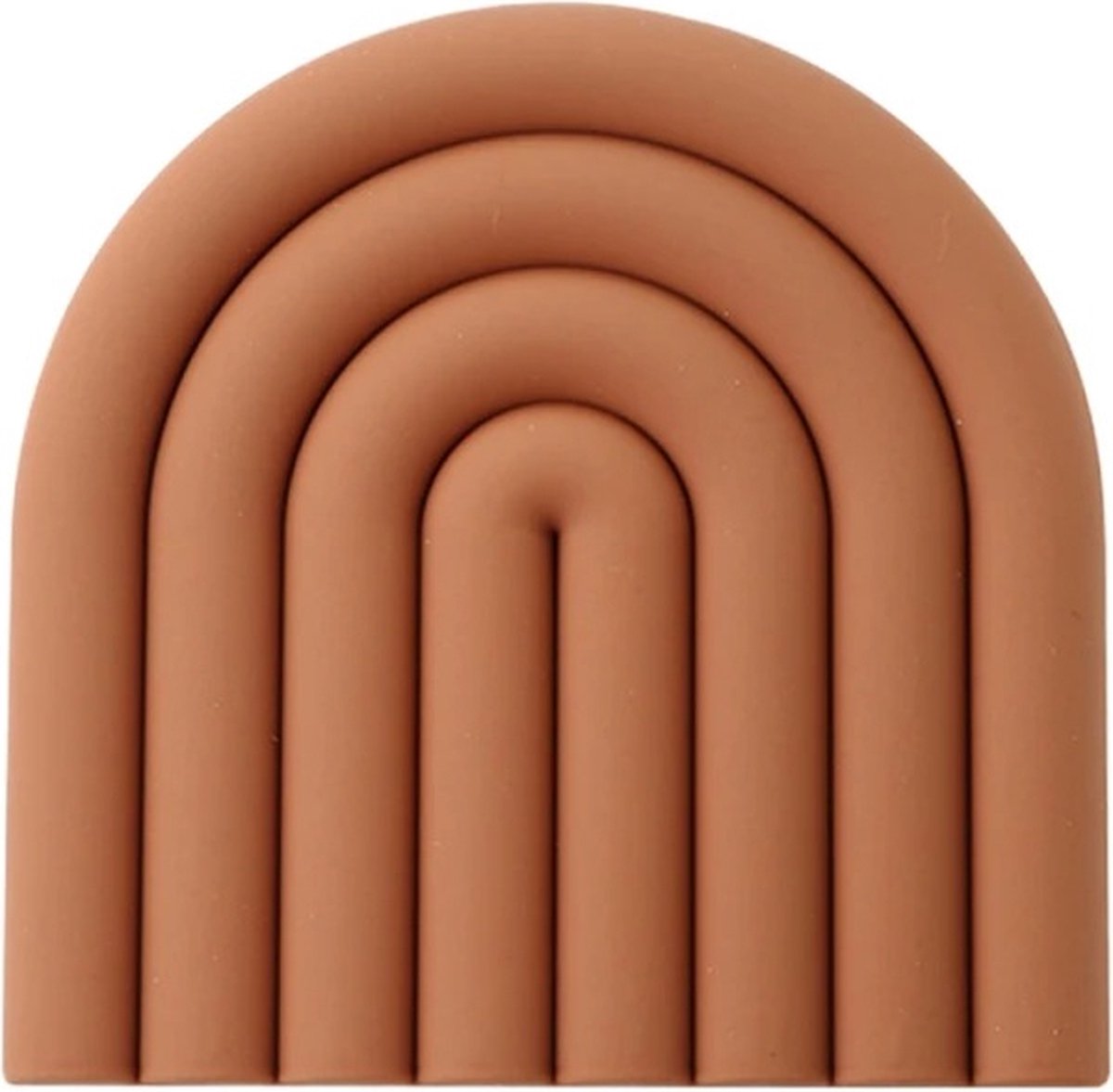 COZELLA® Onderzetter Siliconen – Placemat Pannenonderzetter Hittebestendig – Antislip – Oranje