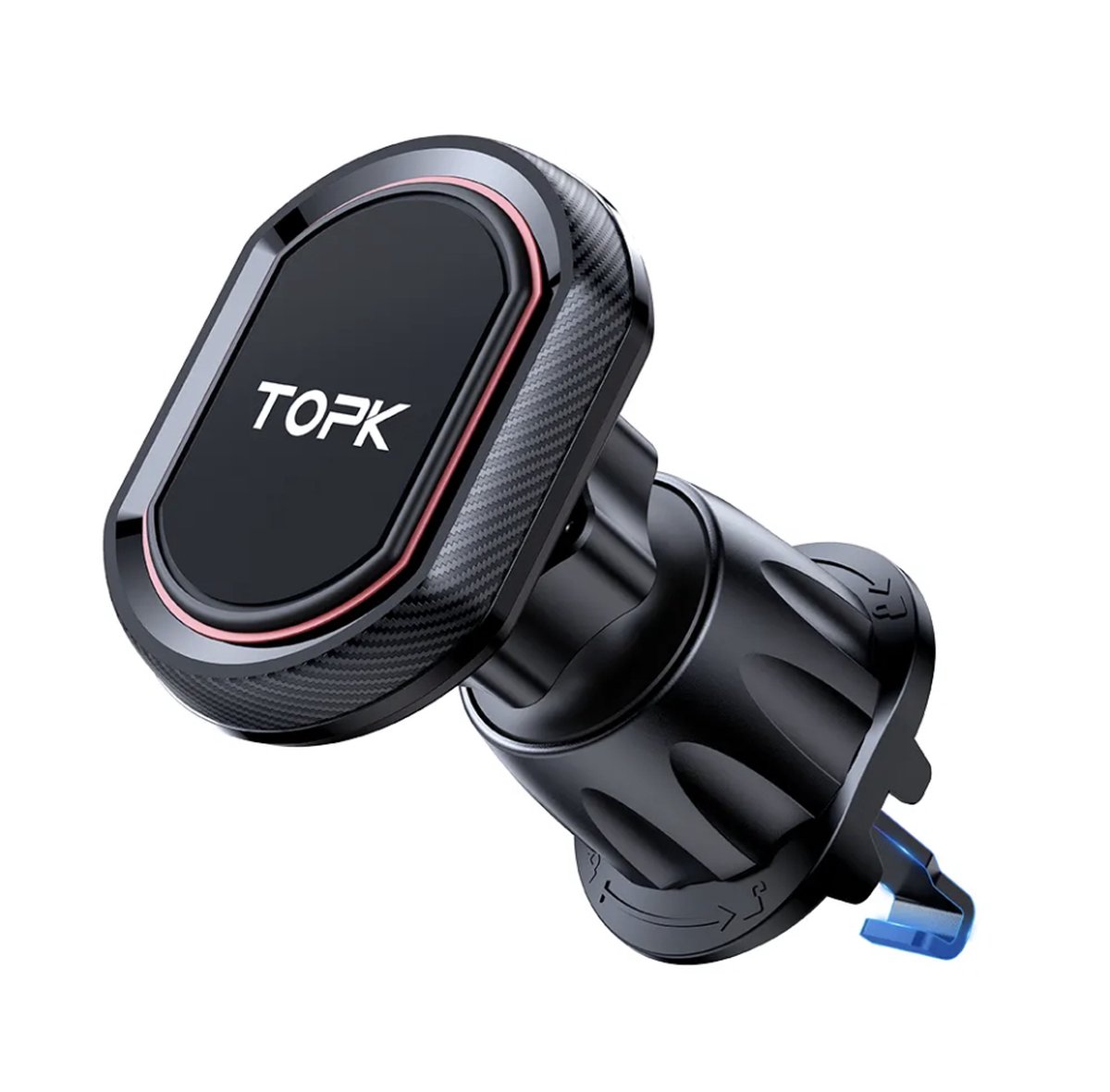 TOPK DD37-G - Auto - Telefoonhouder - Ventilatie Houder - Magneet - Telefoon Houder - 360 rotatie - Universeel